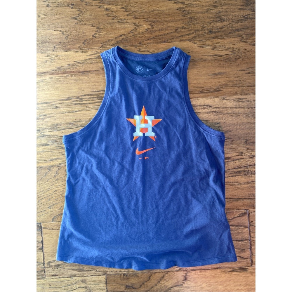 Nile Women's Houston Astros Sleeveless Tank Top Size Medium